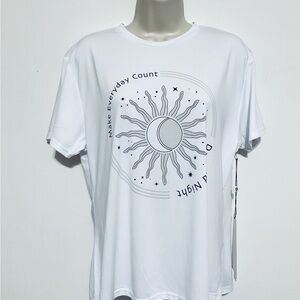 Kensie short sleeve Tee white